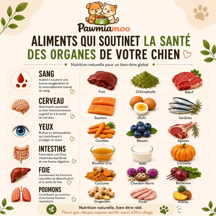 🌿 La nature nous offre tout ce qu'il faut pour prendre soin de nos compagnons. Chaque ingrédient a un rôle, chaque repas...